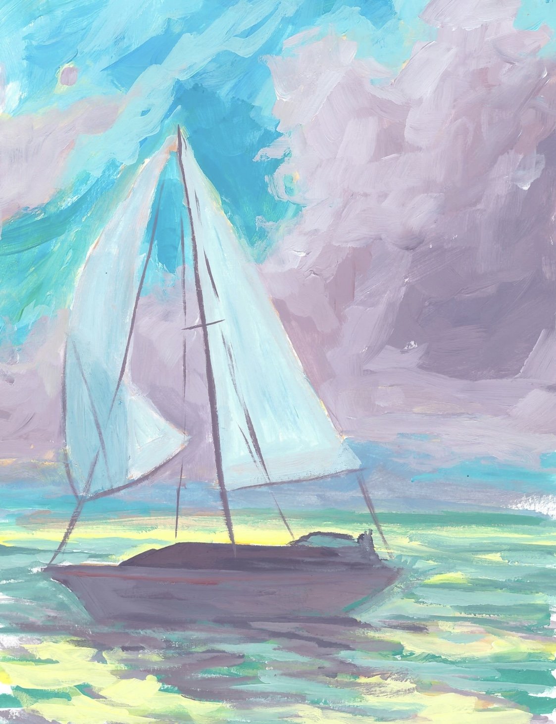 Sail Away with Me, Print